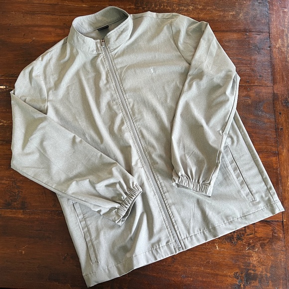 Men's Performance Apparel Full Zip Front Lightweight Track Jacket L - Picture 2 of 7